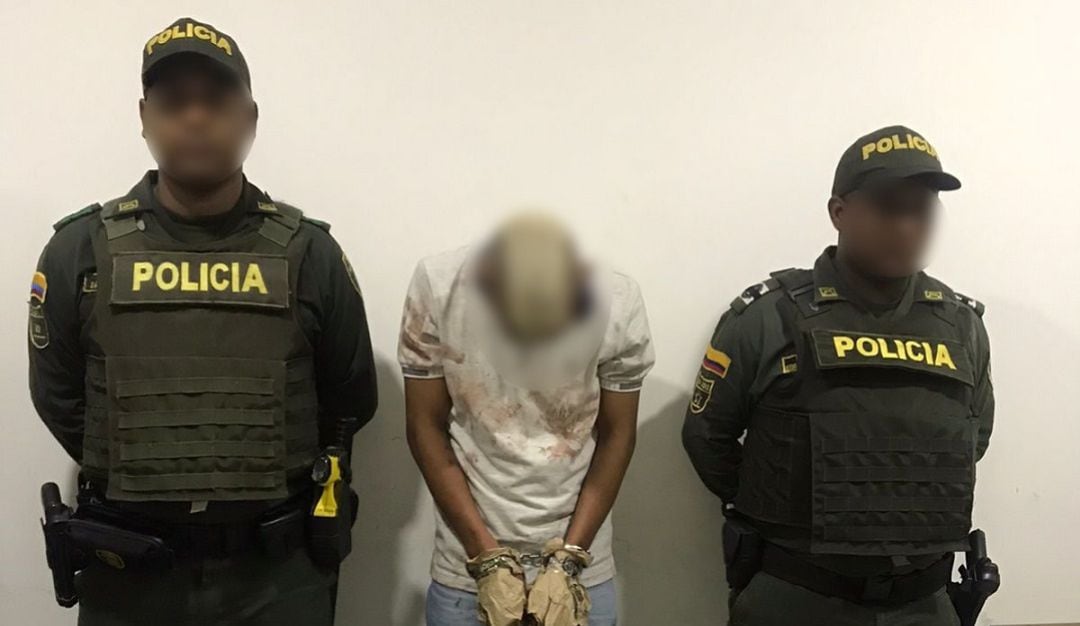 La Policía capturó a alias ‘El Carlitos’ a quien le incautaron una pistola con cinco cartuchos calibre nueve milímetros