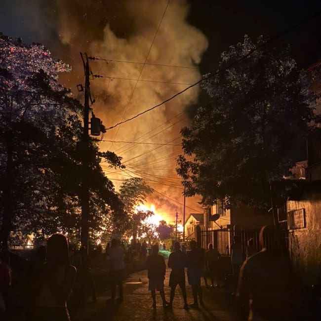 Incendio en Quibdó, Chocó.