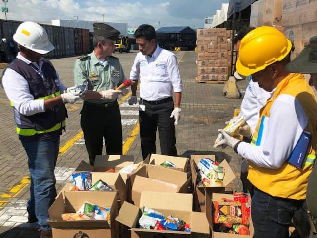 En Cartagena incautan 400 toneladas de alimentos en mal estado