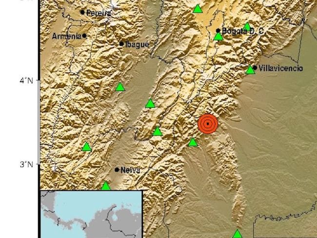 Temblor sacudió centro del país
