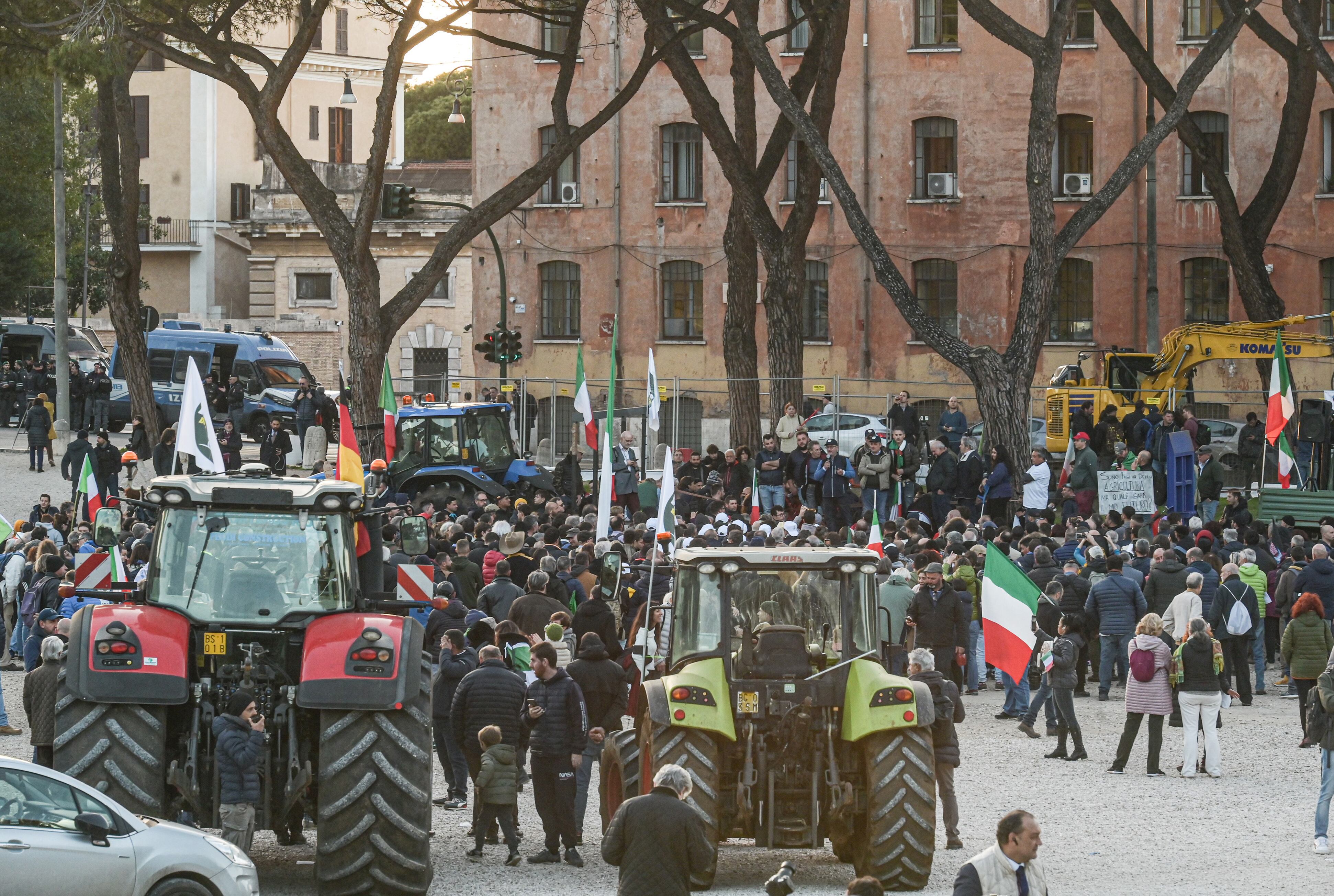 Protestas de agricultores italianos.
(Foto: Marco Ravagli/Future Publishing via Getty Images)