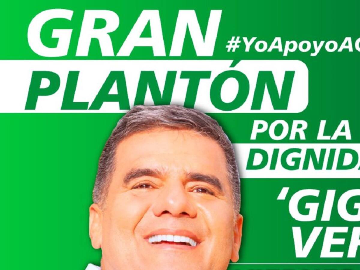 Convocan plantón en apoyo a 'Gigio' Vera