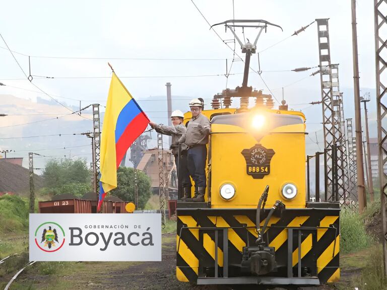 Tren de Boyacá para Semana Santa 2025. Imagen de fondo tomada de Boyacá Visible