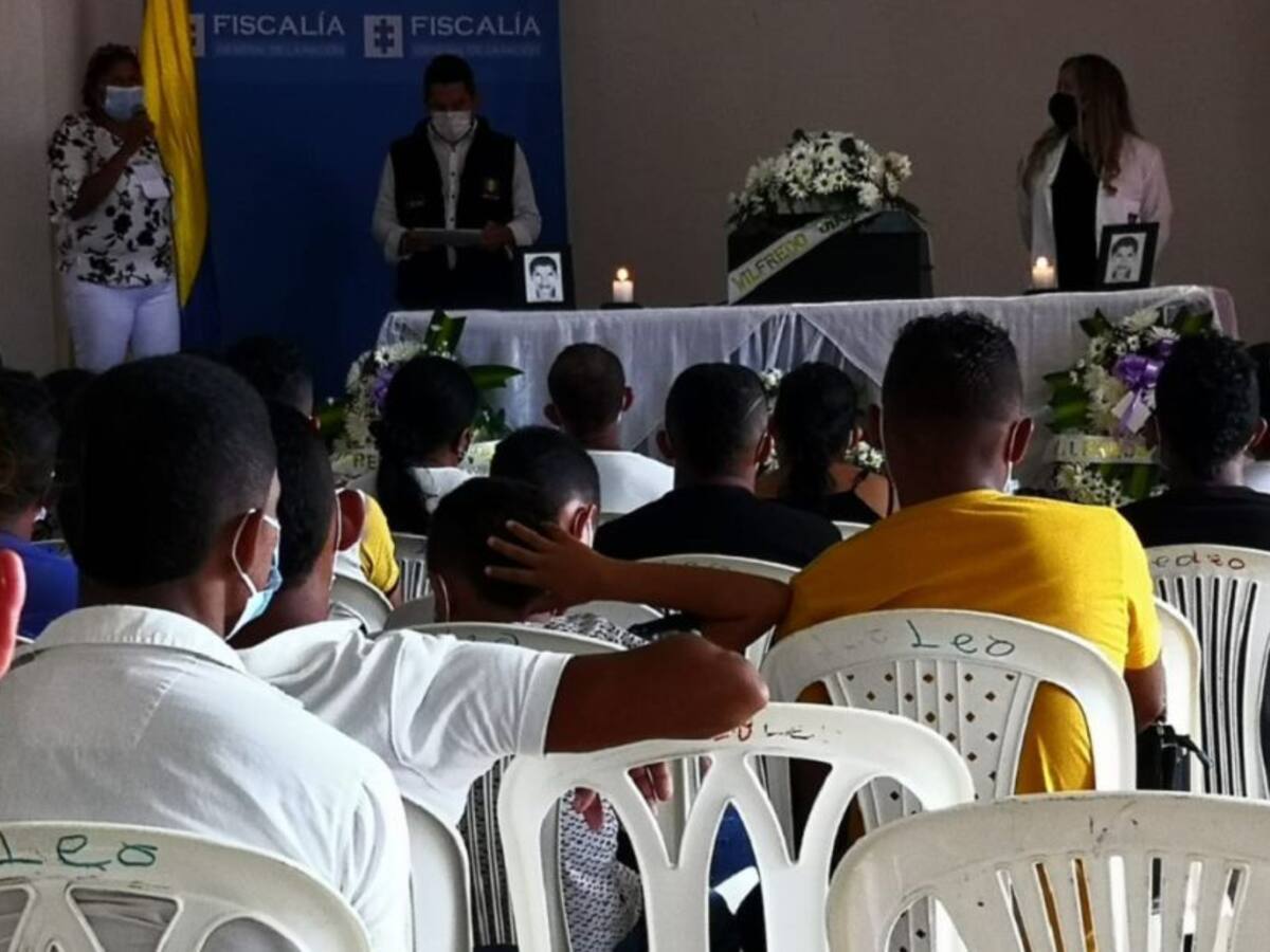 Entregaron restos de víctimas de desaparición a familiares en Bolívar