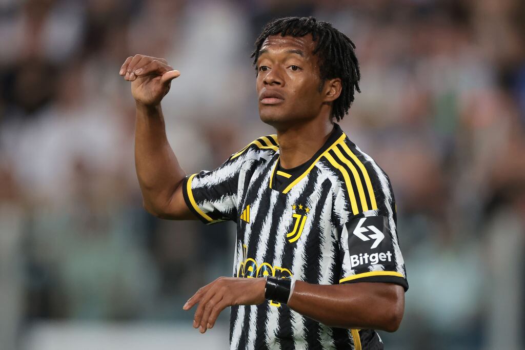 Juan Guillermo Cuadrado durante un partido de la Juventus ante Milan (Photo by Jonathan Moscrop/Getty Images)
