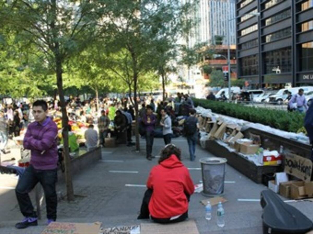 Nueva movilización del movimiento 'anti-Wall Street' en Nueva York