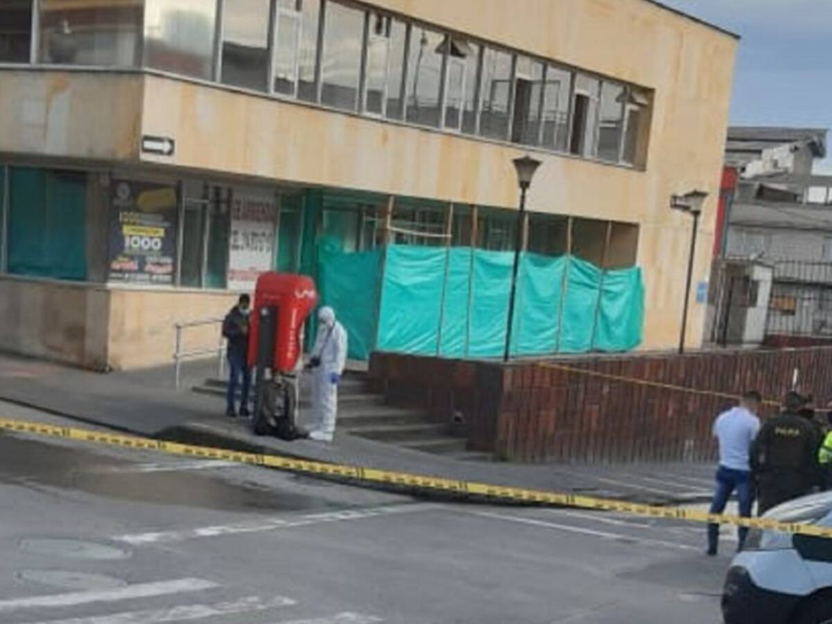 Una persona al parecer se quitó la vida en el centro de Manizales