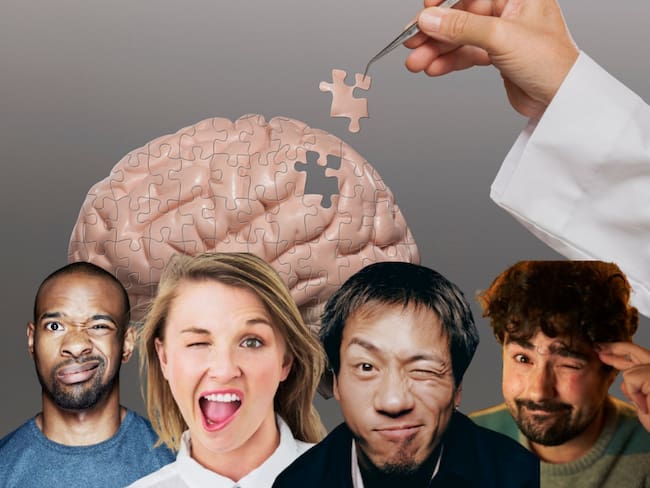 Imagen referencia del estudio psicológico // personas picando el ojo // Getty Images