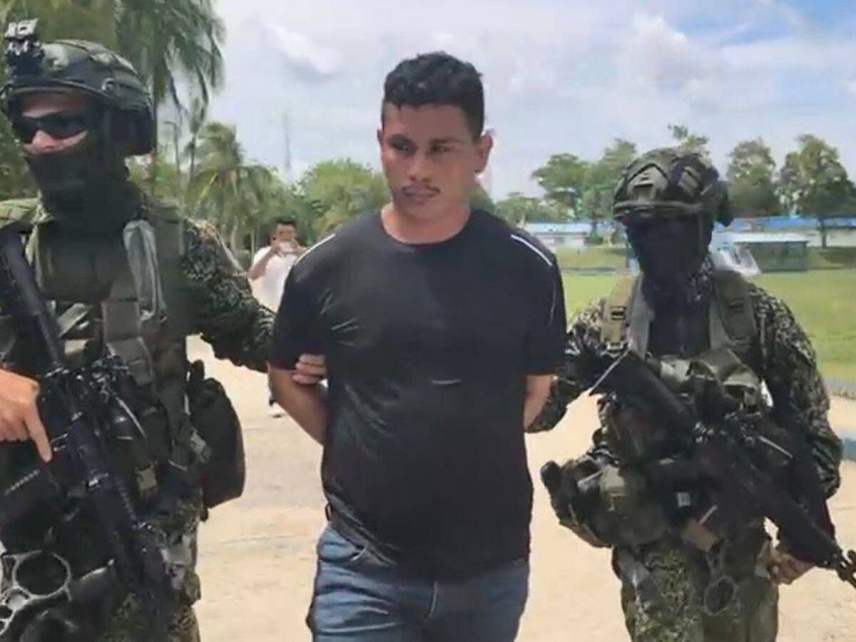 Capturan en Sucre a alias “Danilo”, presunto cabecilla del Clan del Golfo