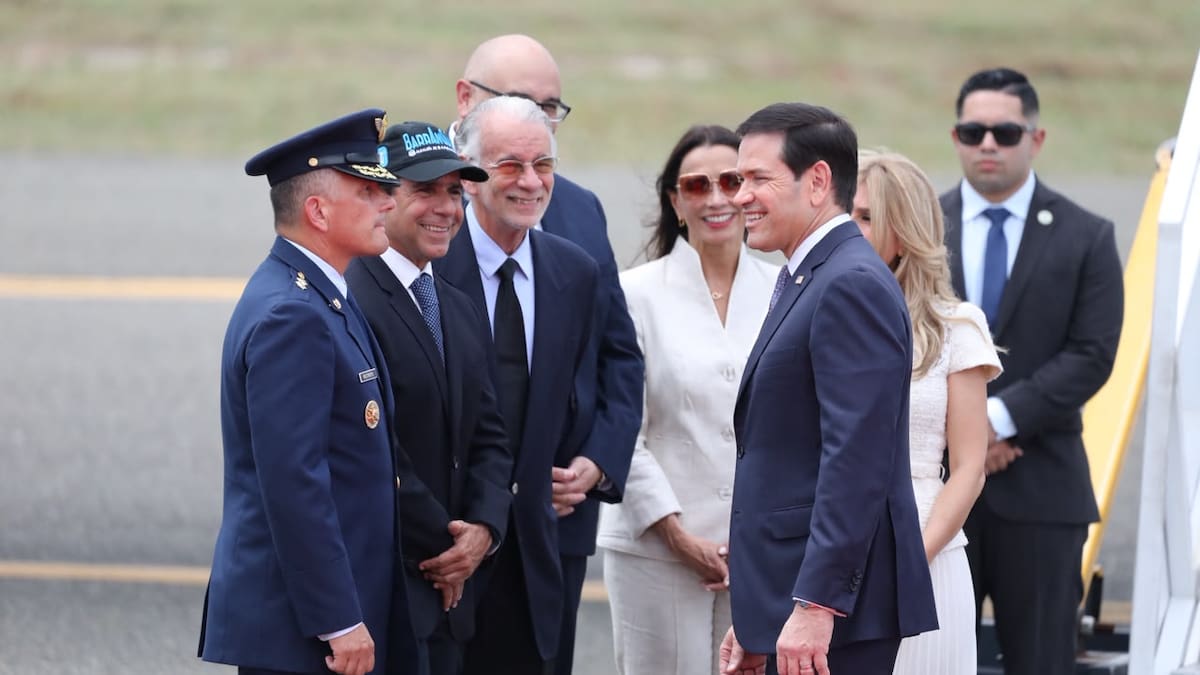 Marco Rubio llegó a Colombia: secretario de Estados Unidos se reunirá con De la Espriella