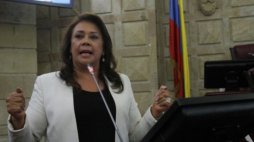 Gloria Stella Díaz renunció al Concejo de Bogotá para asumir un asiento en la Cámara Alta. Foto: Colprensa