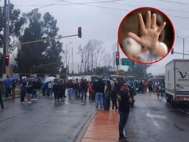 Plantón en Portal Usme: comunidad exige justicia por presunto abuso a niña de 4 años