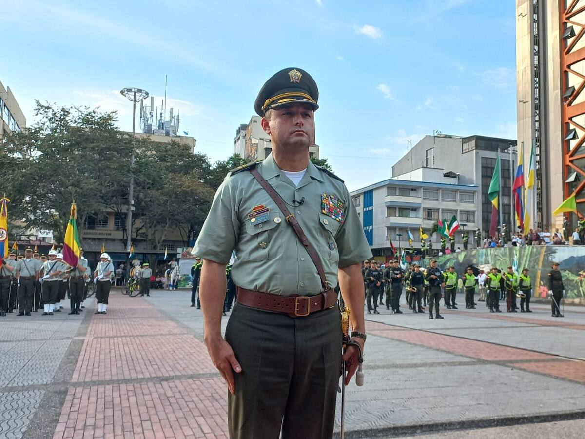 Teniente coronel Luis Fernando Atuesta, nuevo comandante de la Policía del Quindío