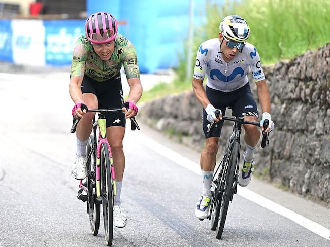 Michael Valgren y Einer Rubio / Getty Images