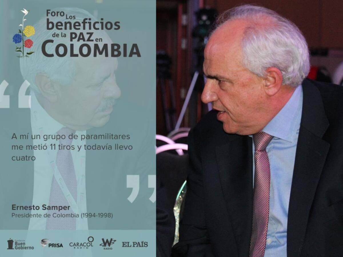 El exmandatario Samper señaló que todos los que han estado en la Casa de Nariño han buscado la paz y que ahora se debe arropar a Juan Manuel Santos.