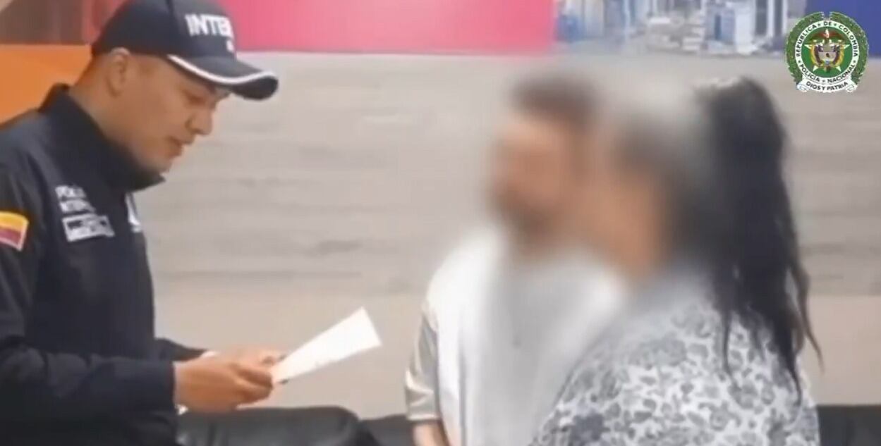 Colombianos extraditados por trata de personas.