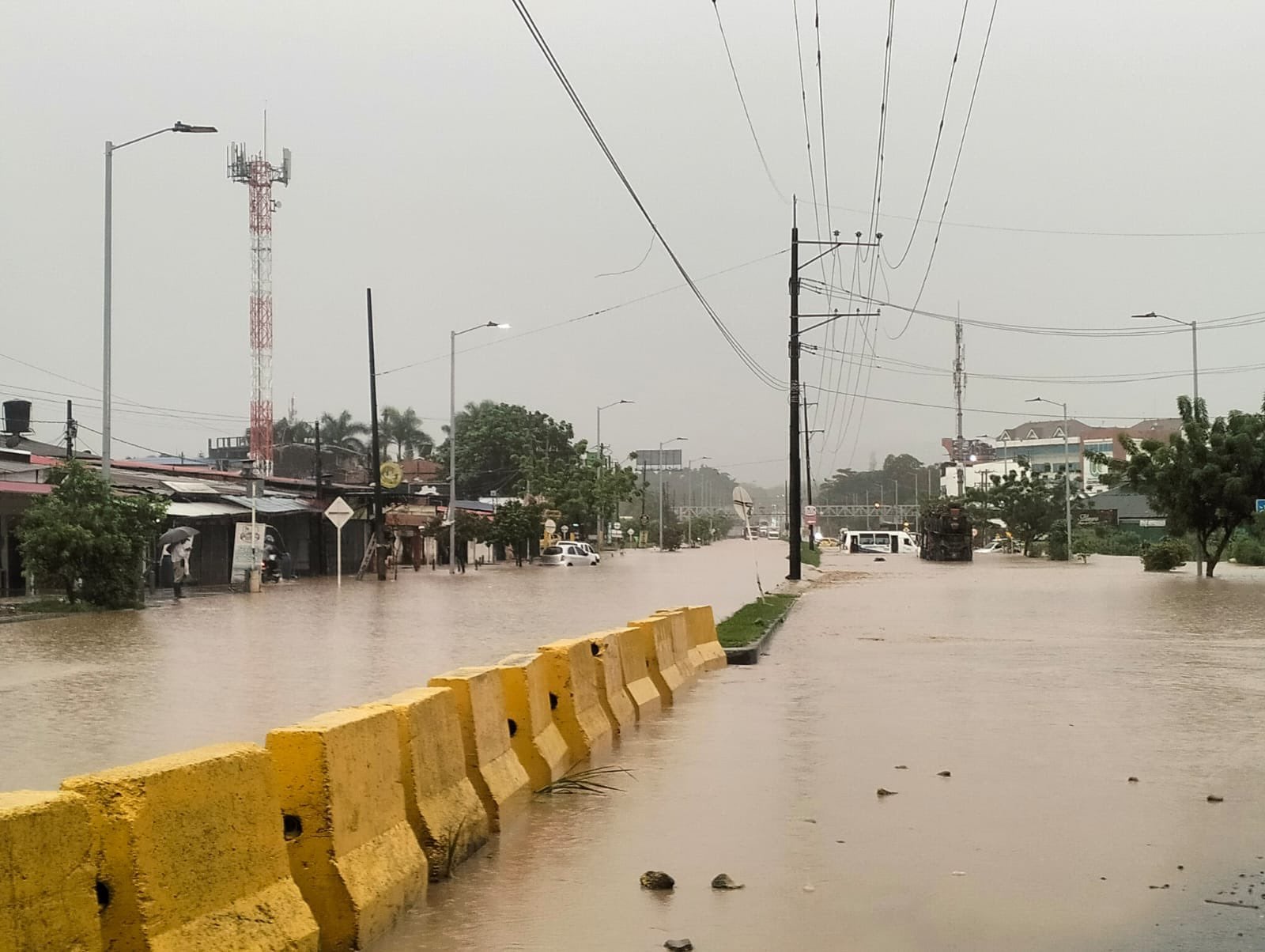 Intensas lluvias en Villavicencio. Foto tomada de redes sociales