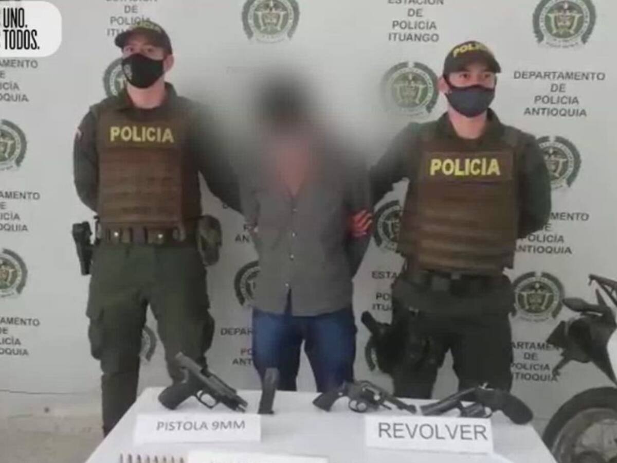 Capturan dos hombres luego de atentar contra varias personas en Ituango