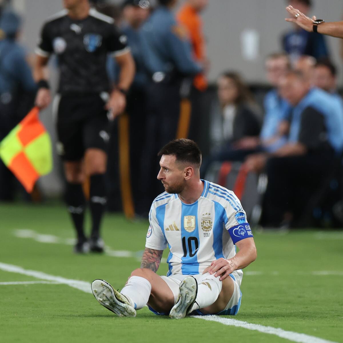 Messi encendió las alarmas en Argentina: Sentí una molestia en el abductor