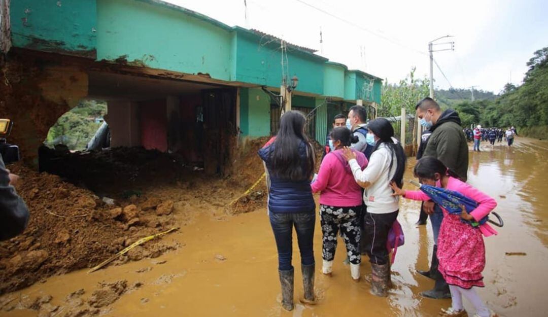 Emergencias por el invierno en Nariño