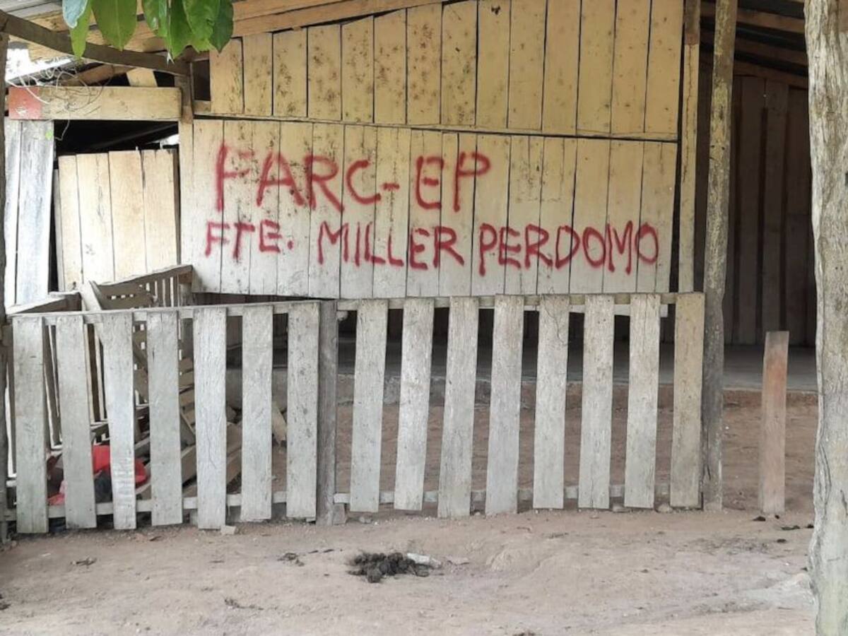 Grafitis generaron temor en La Montañita Caquetá