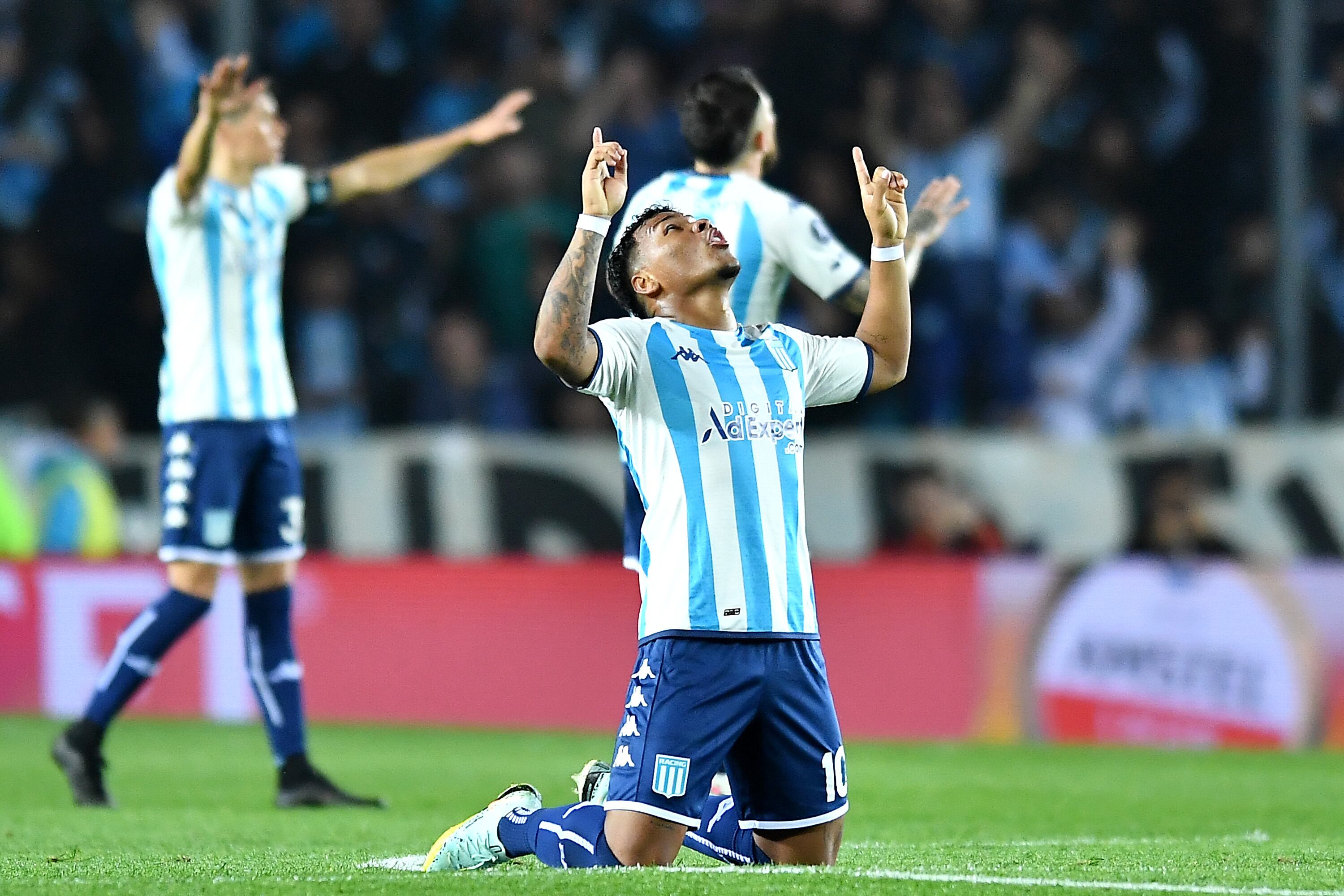 Roger Martínez con Racing Club (Photo by Marcelo Endelli/Getty Images)