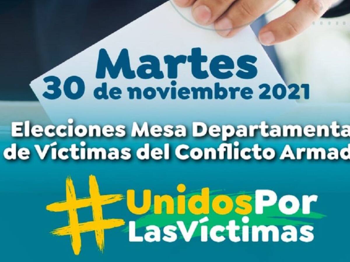 Elección para la Mesa de Víctimas en Caldas cambia de fecha