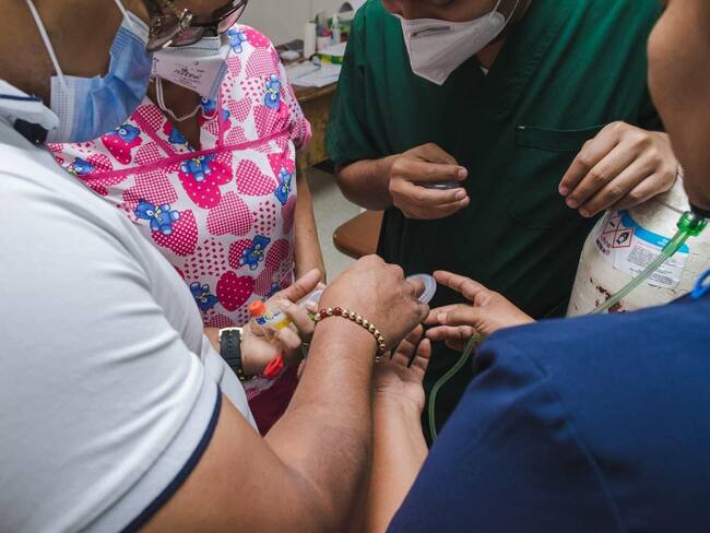 Equipo médico . Hospital “Santander Herrera” de Pivijay