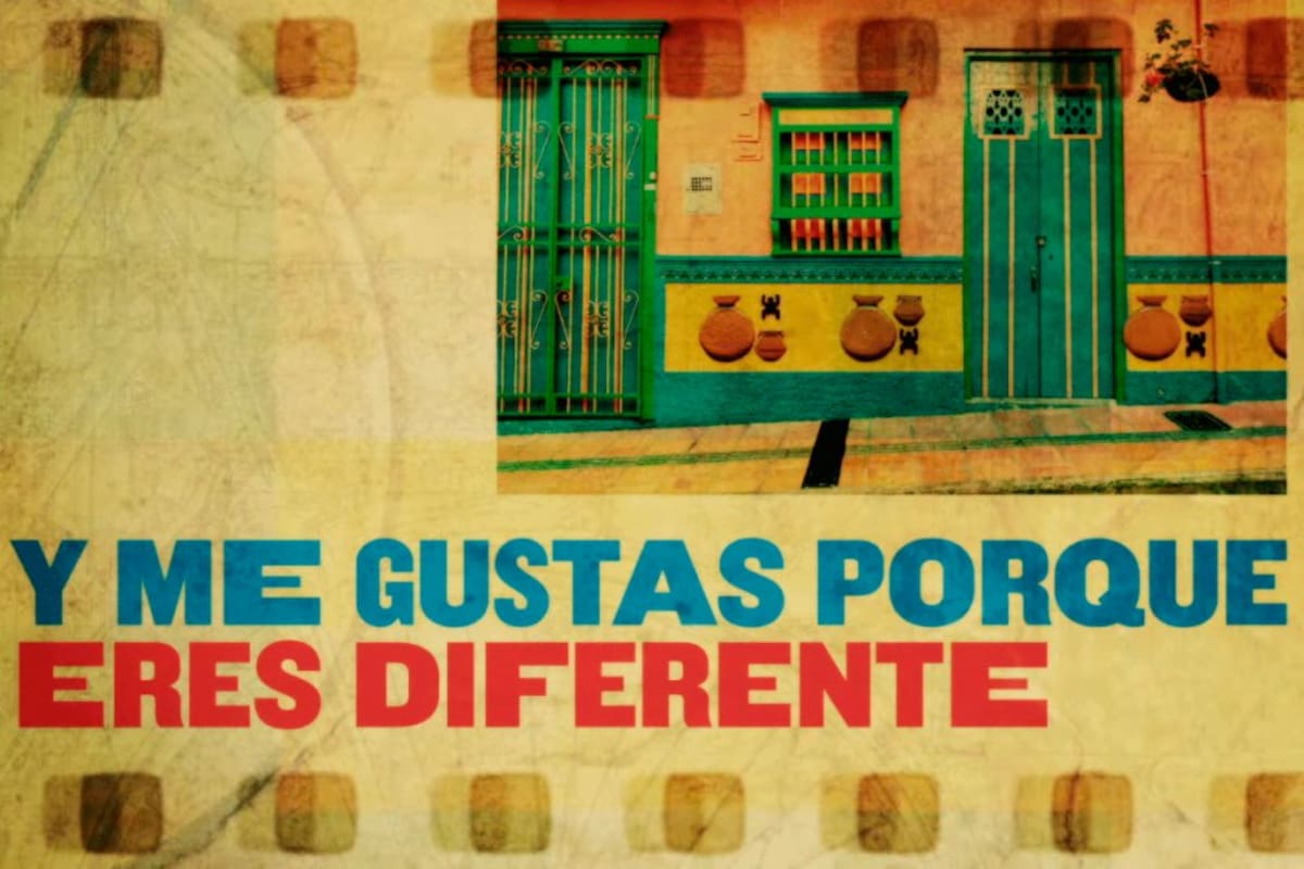 Por eso mismo, el lyric video viene acompañado de imágenes que muestran playas, fachadas, monumentos y otros lugares representativos de Colombia.