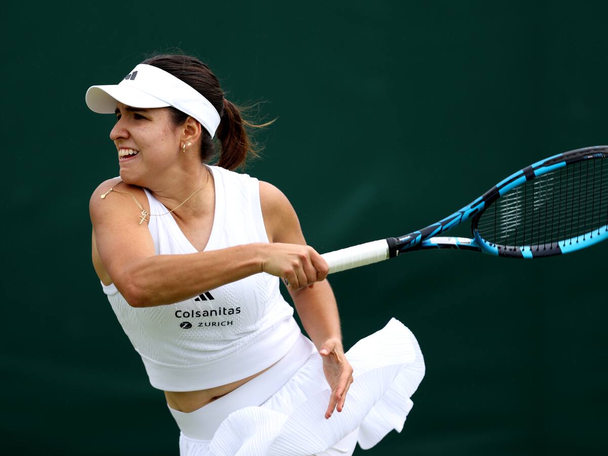 Camila Osorio se retiró en segunda ronda de Wimbledon