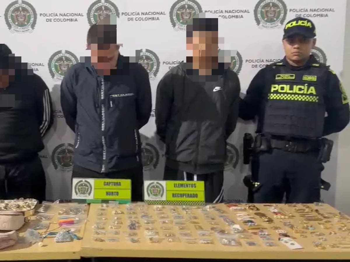 Persecución entre Medellín y Envigado termina con la captura de tres hombres por robo a viviendas