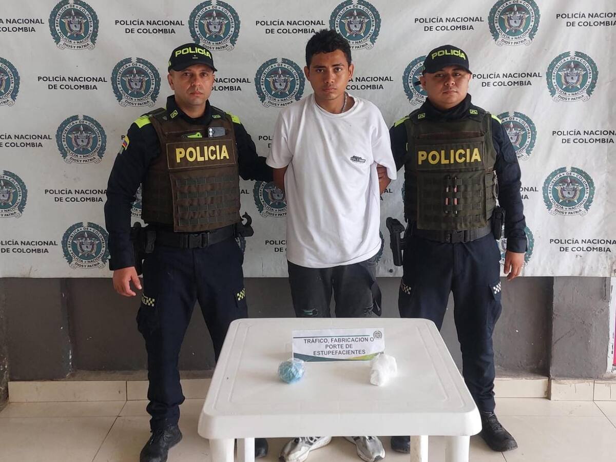 ‘Miguelito’, detenido con coca en El Carmen de Bolívar: tiene 14 anotaciones judiciales