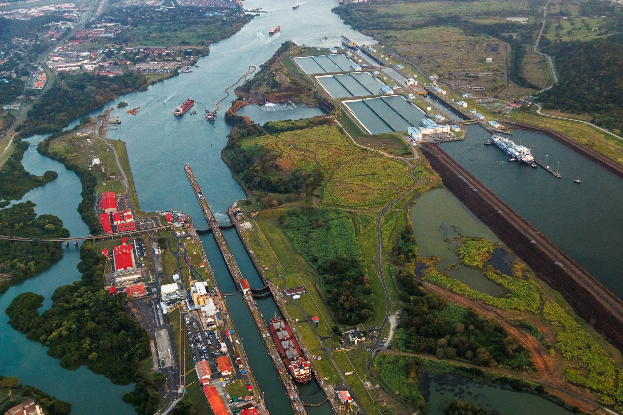 Canal de Panamá. Foto: Alex Visbal / Getty Images