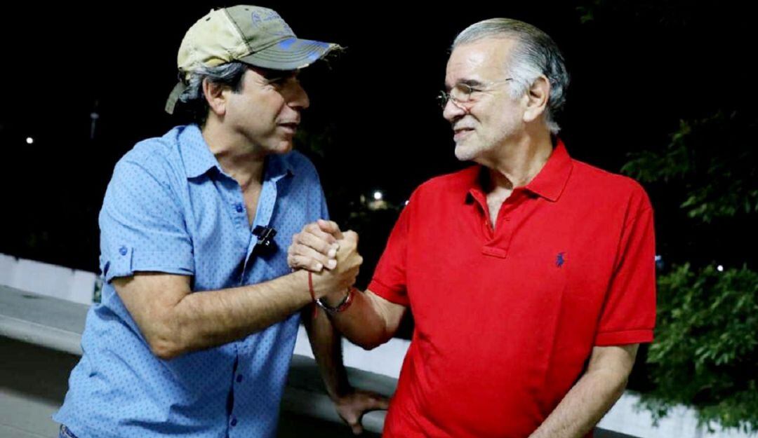 Candidato Alejandro Char y aspirante presidencial Eduardo Verano