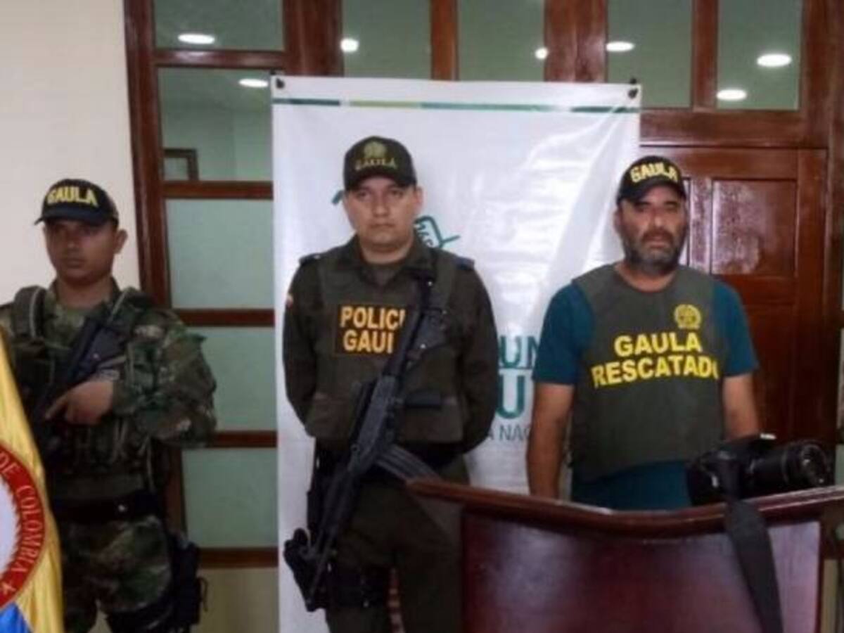 El Ejército rescata a un ciudadano que estaba secuestrado en el Chocó