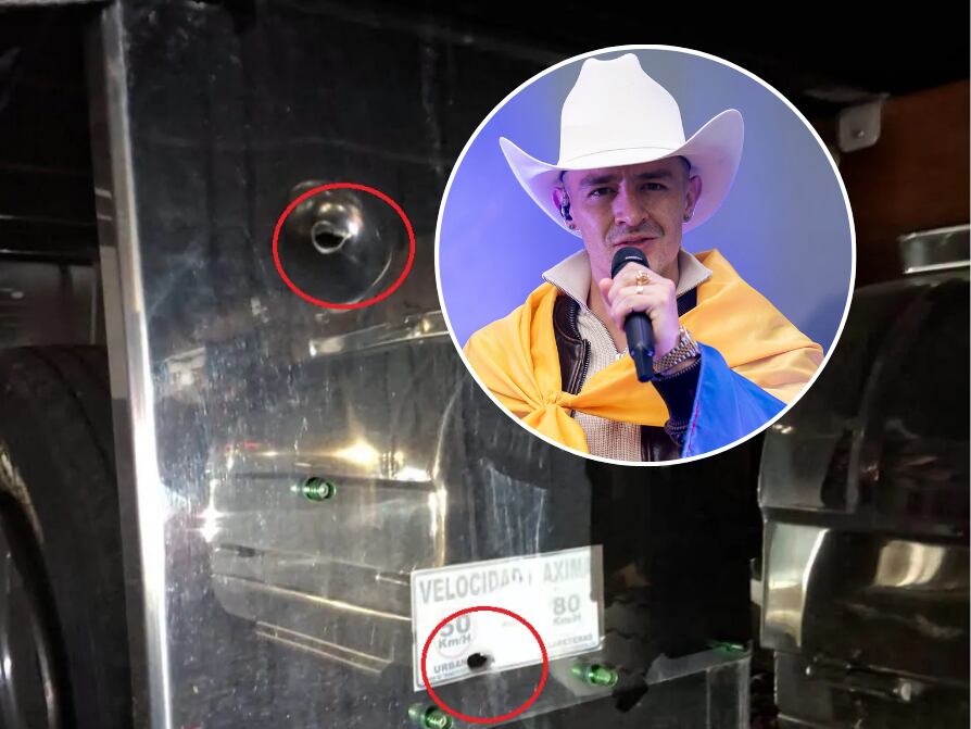 Camión con ayuda humanitaria atacado a tiros en Antioquia, fue enviado por el cantante Luis Alfonso. GettyImages