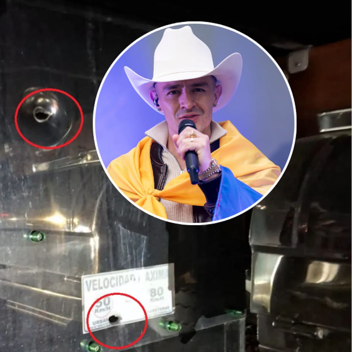 Camión con ayuda humanitaria atacado a tiros en Antioquia, fue enviado por el cantante Luis Alfonso