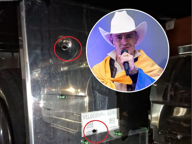 Camión con ayuda humanitaria atacado a tiros en Antioquia, fue enviado por el cantante Luis Alfonso. GettyImages