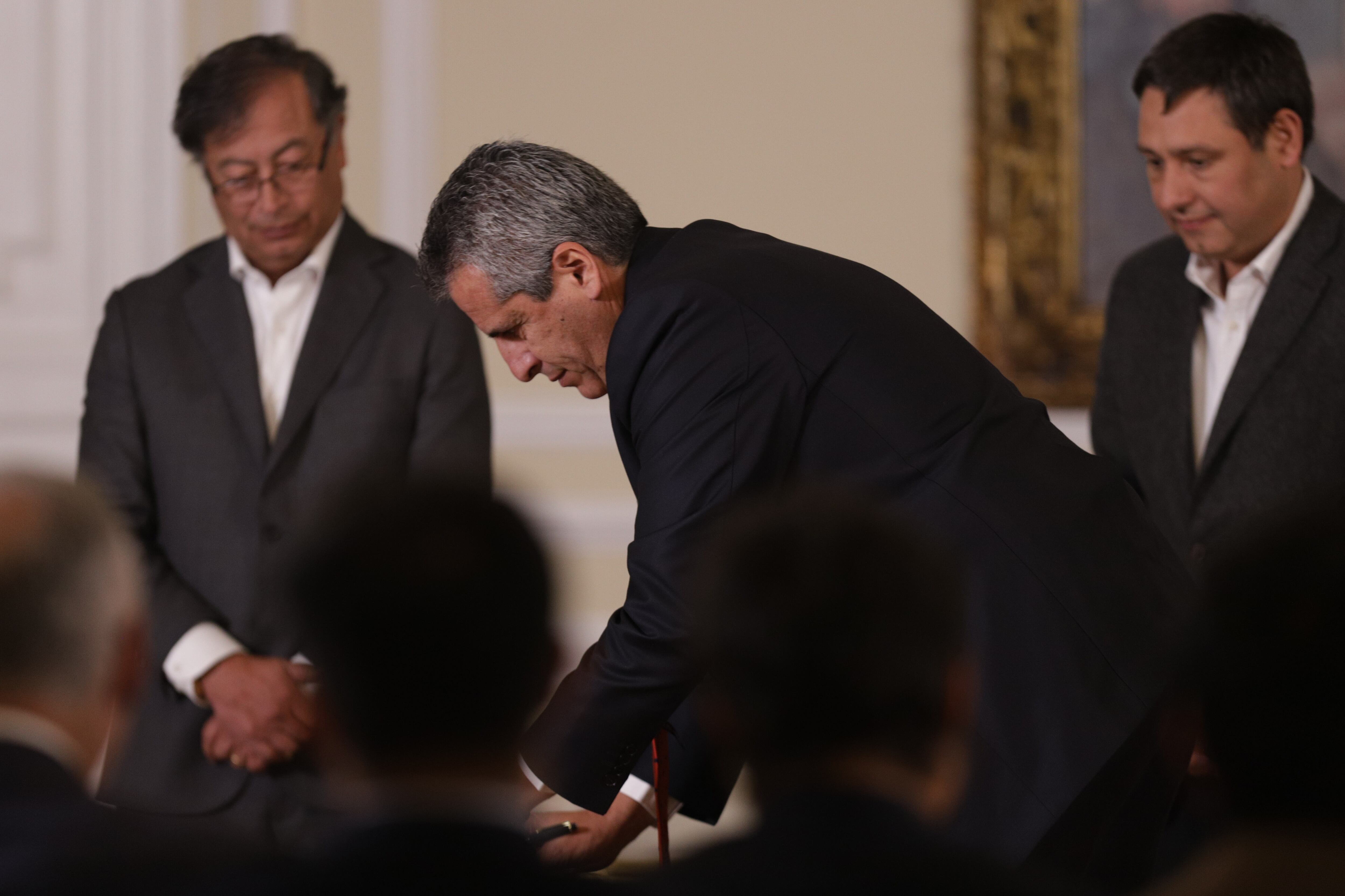 Bogotá, 24 de Agosto de 2022. Posesión de Consejerías y Direcciones del Gobierno Nacional. En la foto: Luis Fernando Velasco, Alto Consejero para las Regiones. (Colprensa - Álvaro Tavera)