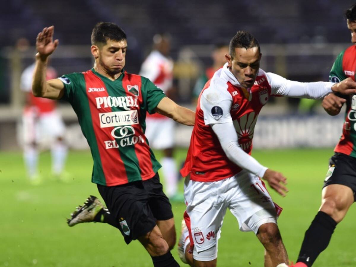 Santa Fe igualó sin goles ante Rampla Juniors y cerrará la serie en Bogotá