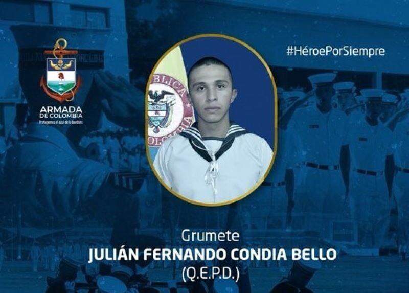 Familia de Julián Condia, cadete sogamoseño fallecido en el buque Gloria, pide claridad sobre las circunstancias del accidente