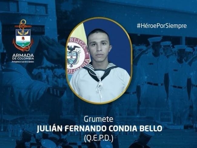 Familia de Julián Condia, cadete sogamoseño fallecido en el buque Gloria, pide claridad sobre las circunstancias del accidente