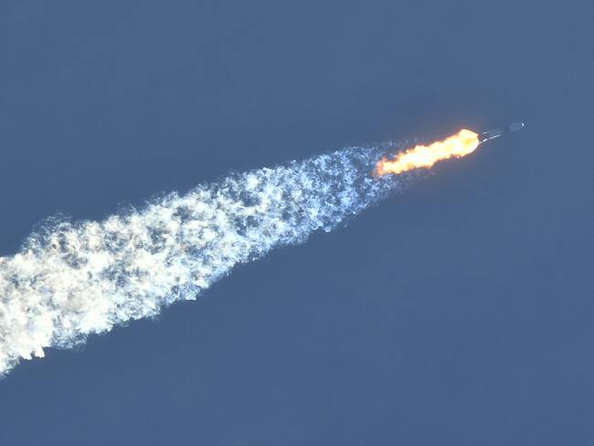 Lanzamiento de la misión espacial Euclides acoplada al cohete Falcon 9 de SpaceX. 
(Foto:  by Paul Hennessy/Anadolu Agency via Getty Images)