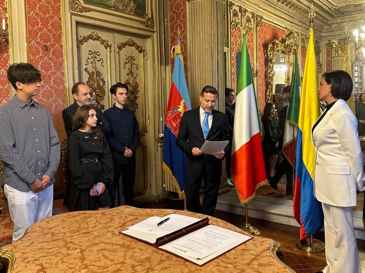 Sincelejana se posesiona como embajadora de Colombia en Italia