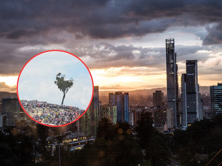 Panorama de Bogotá (Getty Images) / Palo del Ahorcado, Ciudad Bolívar (Foto: Edna Y. Higuera de la Alcaldía de Bogotá)