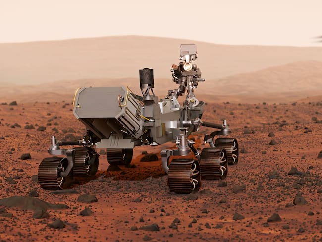 Artwork of NASA&#039;s Mars 2020 mission. Getty Images
