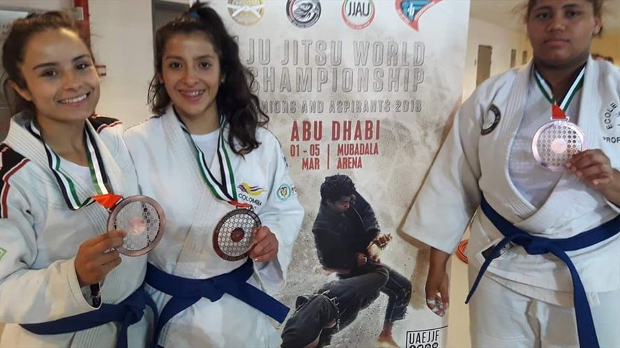 Jovenes participantes del mundial de Jiu-Jitsu. Foto: Gobernación Cundinamarca