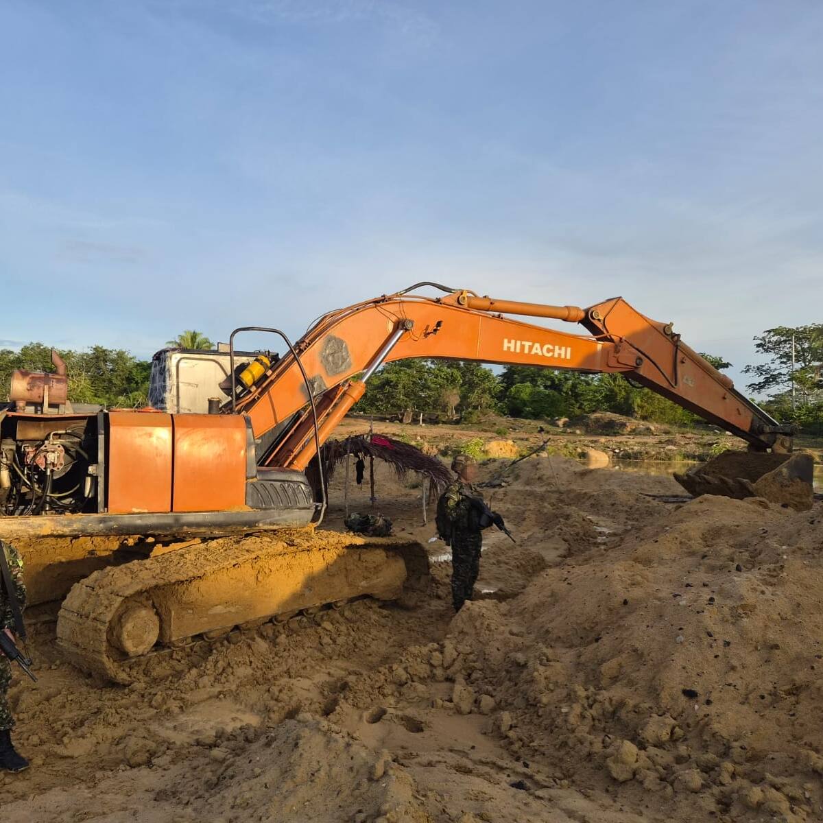 Destruyen cuatro minas ilegales en el sur de Bolívar