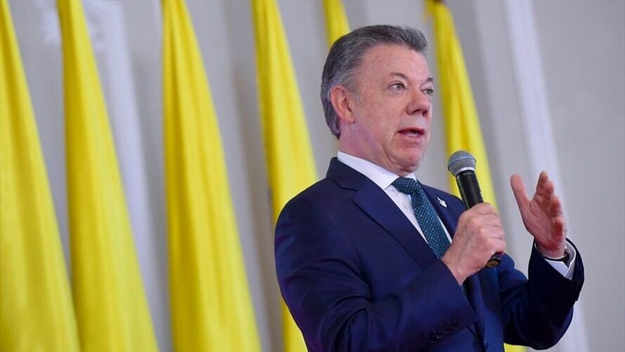 Juan Manuel Santos le dio las gracias al Consejo de Seguridad de la ONU por haber aprobado la segunda misión política en el país. Foto: Colprensa