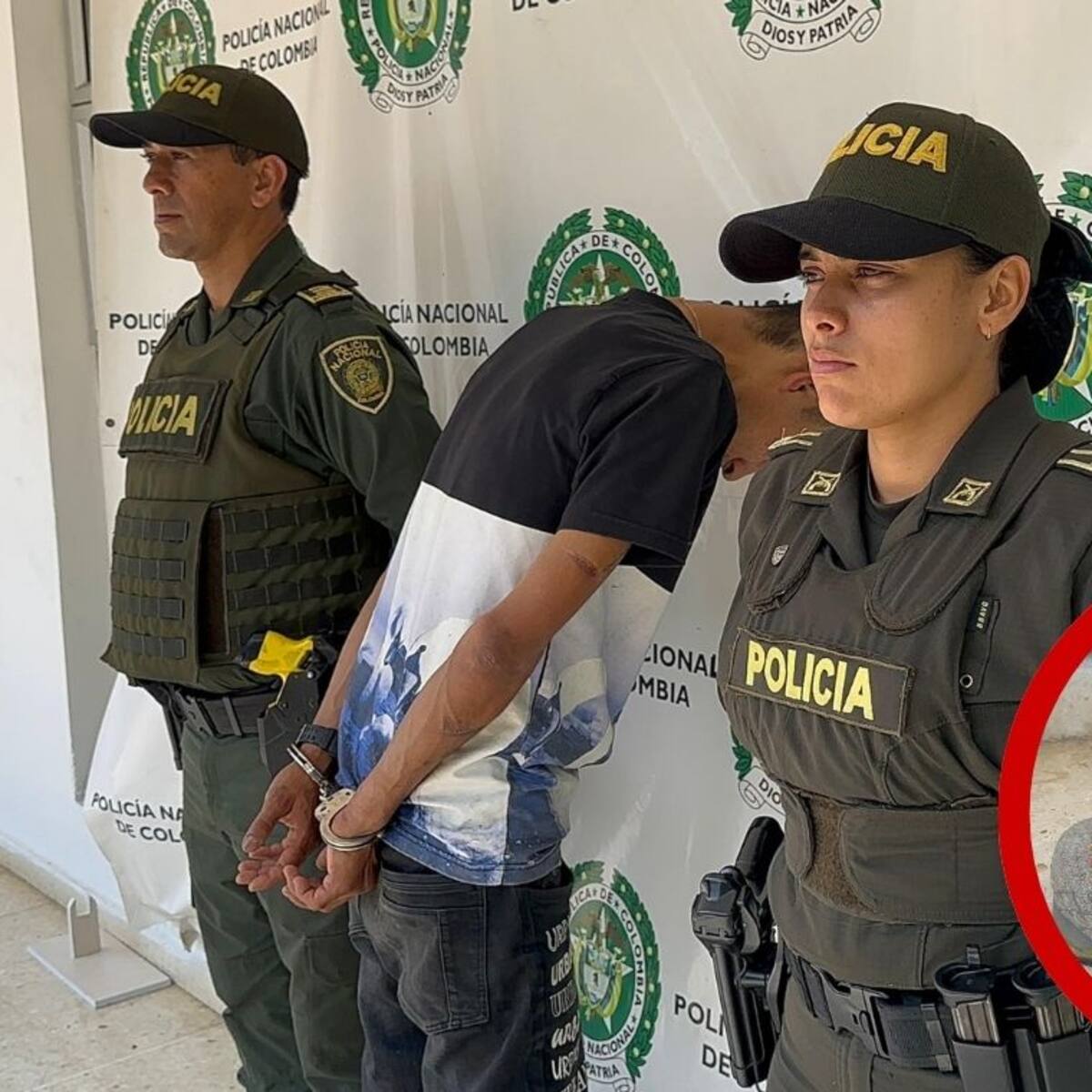 Delincuente con brazalete del Inpec fue capturado en las calles de Bucaramanga